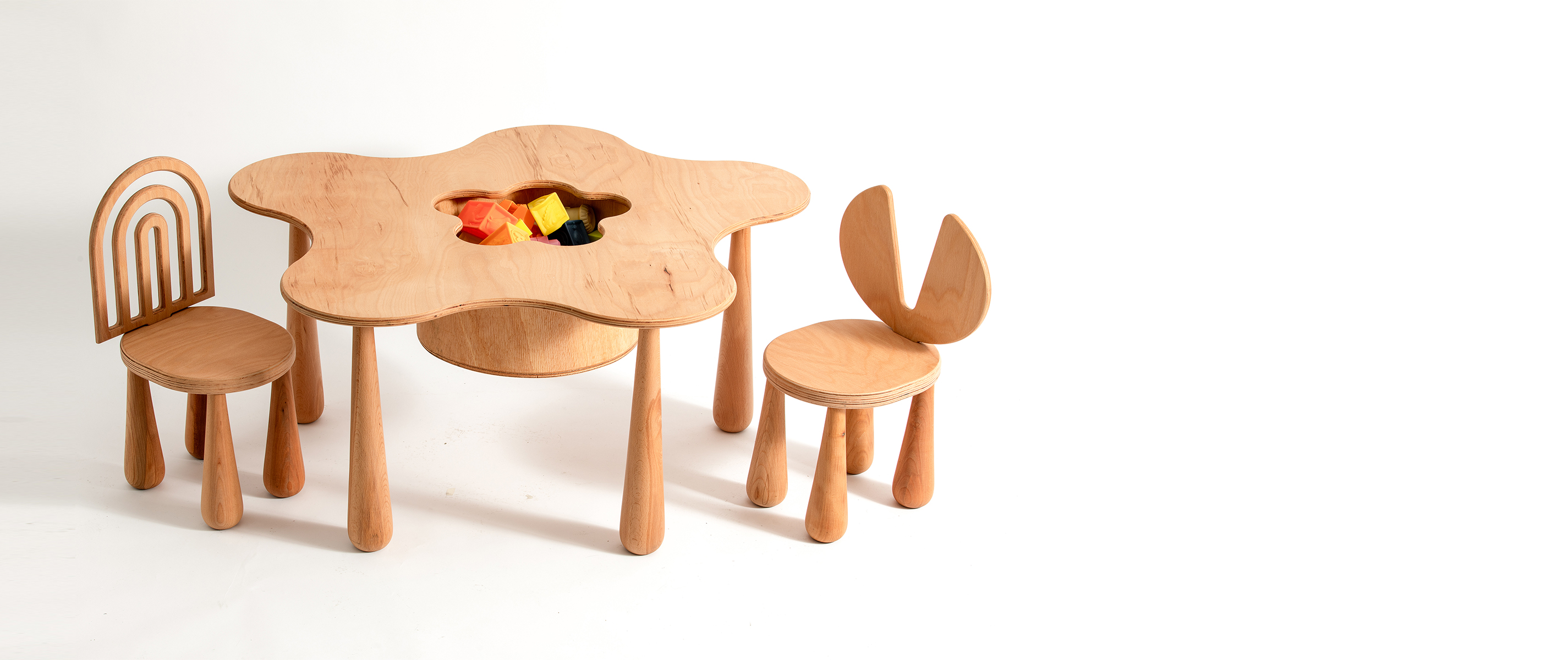 KINDERBOW , Sandalye Çeşitleri MEDIUM SET MASA &amp; 2 SANDALYE